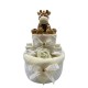 Unisex Giraffe 2 Tier Nappy Cake