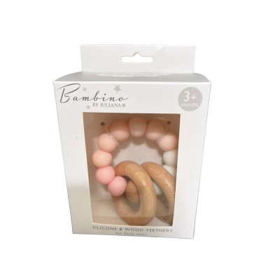 Pink Bambino Ombre Teething Toy 