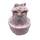 Hello World Pink 2 Tier Nappy Cake