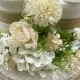 Flowers and Lace Neutral Nappy Cake 