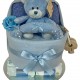 Nappy Cake Pram Blue