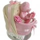 Pink Nappy Cake Pram