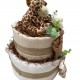 A Giraffe Is Born - 2 Tier Nappy Cake 