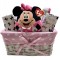 A  New Baby Girl Gift Hamper With Minnie Mouse