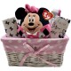 A  New Baby Girl Gift Hamper With Minnie Mouse