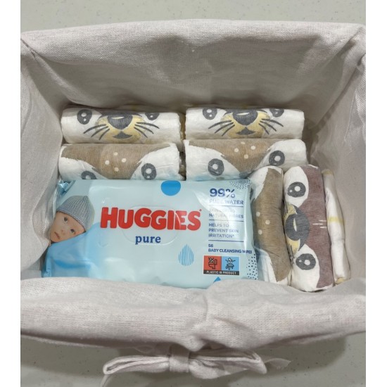 Snugly Bugly Baby Hamper - Blue