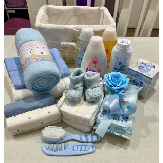 Snugly Bugly Baby Hamper - Blue