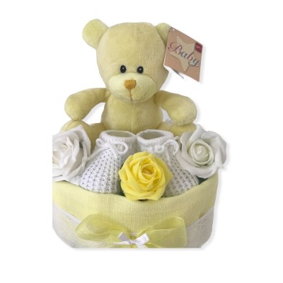 Dressed in Lemon 2 Tier Nappy Cake