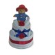 Nappy Cake 2 Tier with Paddington Bear